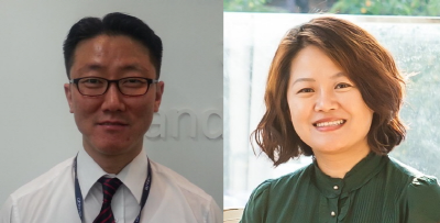 왼쪽부터 한국애브비 김동욱 상무, 최옥희 상무.