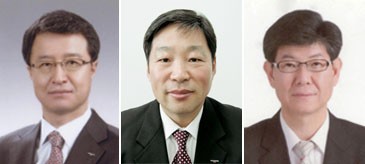좌) 원장희 상무, 정재환 상무, 황윤조 상무