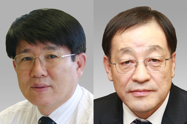 왼쪽부터) 이정희 부사장, 오도환 부사장
