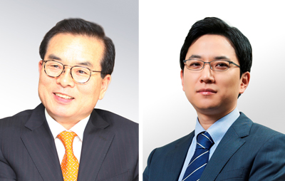 왼쪽부터) 조순태 부회장, 허은철 사장