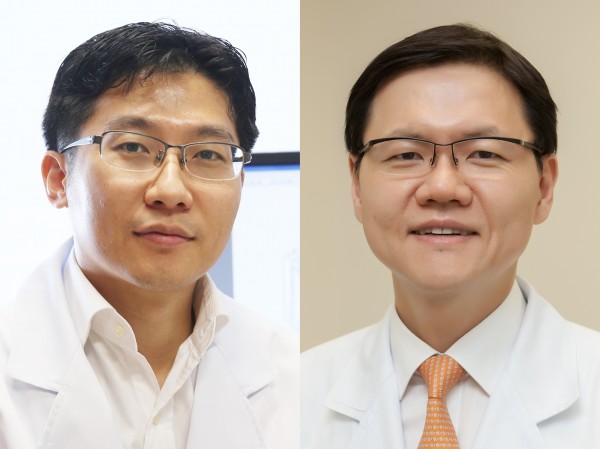 서울아산병원 융합의학과 박윤용(좌), 소화기내과 명승재 교수(우)
