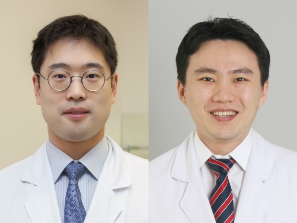 (왼쪽부터)서울아산병원 종양내과 김규표, 유창훈 교수