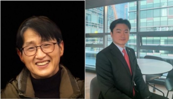 왼쪽부터 정하종 전무, 김형석 상무