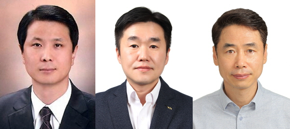 왼쪽부터 광동제약 구준모 상무, 장동훈 상무, 이상일 상무.