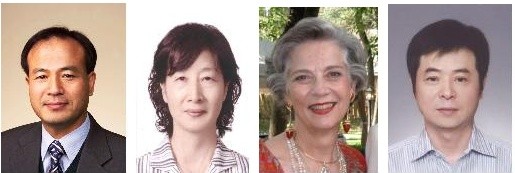 (왼쪽부터) 강창율 교수, 구인회 교수, 크리스틴 볼머 여사, 윤경중 부장