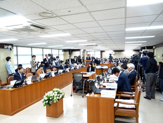 심평원 국정감사장 전경