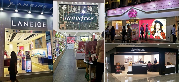 아모레퍼시픽은 단독 매장을 중심으로 현지 비즈니스를 전개하고 있다.
