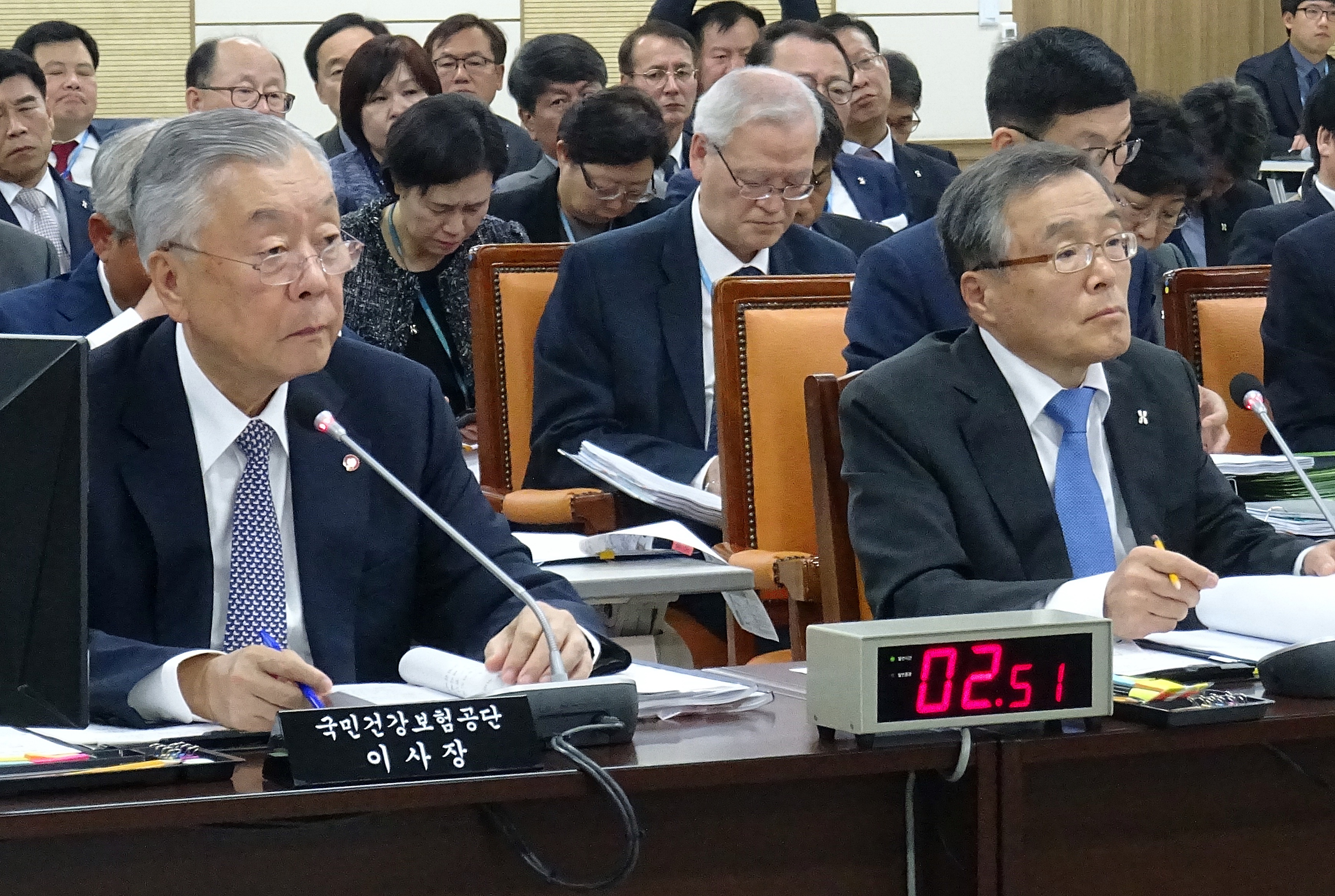 성상철 건보공단 이사장(왼쪽)과 김승택 심평원장