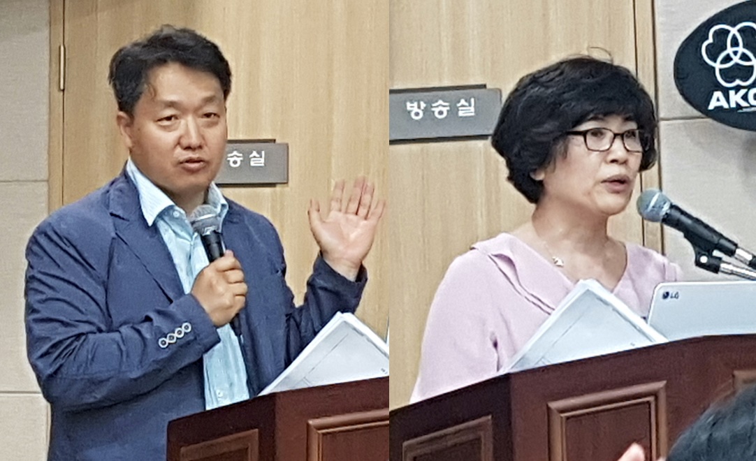 복지부 곽명섭 과장(왼쪽)과 심평원 박영미 부장