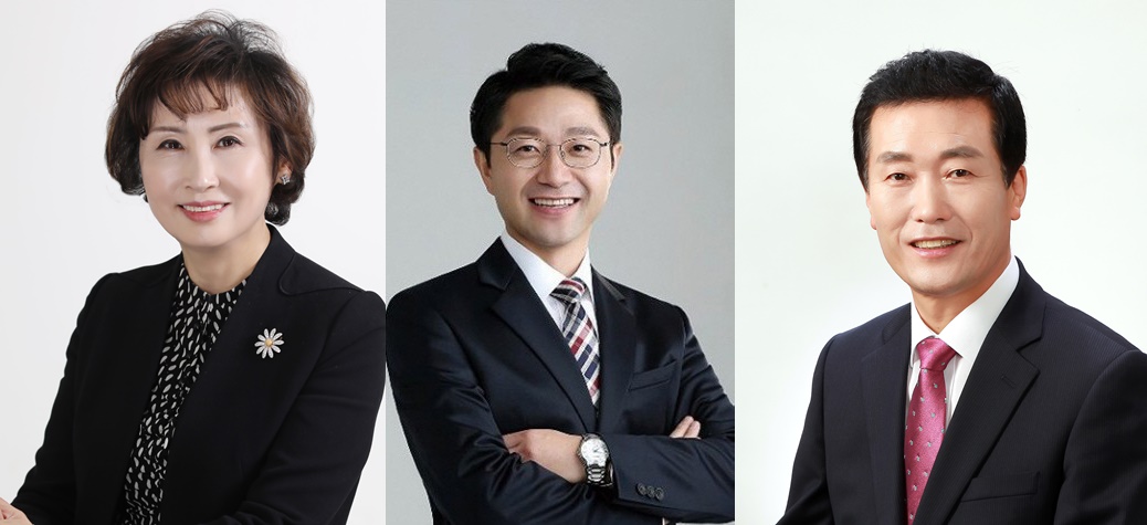 (왼쪽부터) 서울 한동주, 부산 변정석, 대구 조용일 당선인