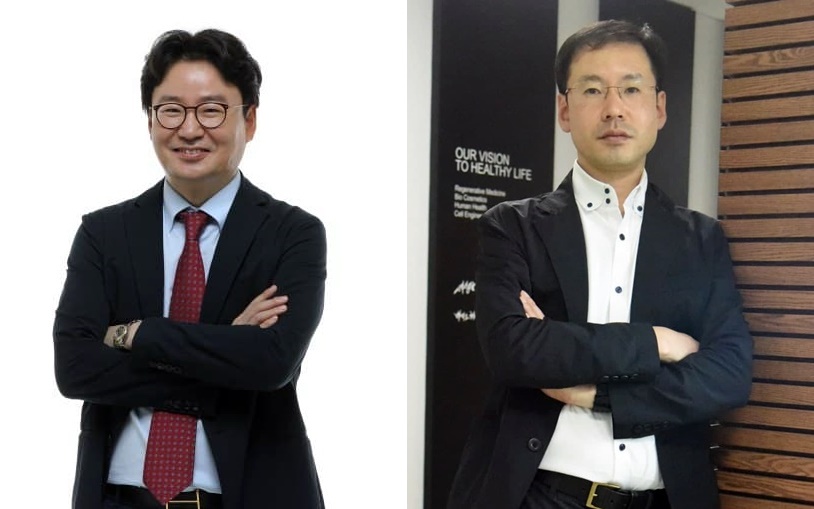 프로스테믹스 박병순 대표(왼쪽)과 최은욱 대표