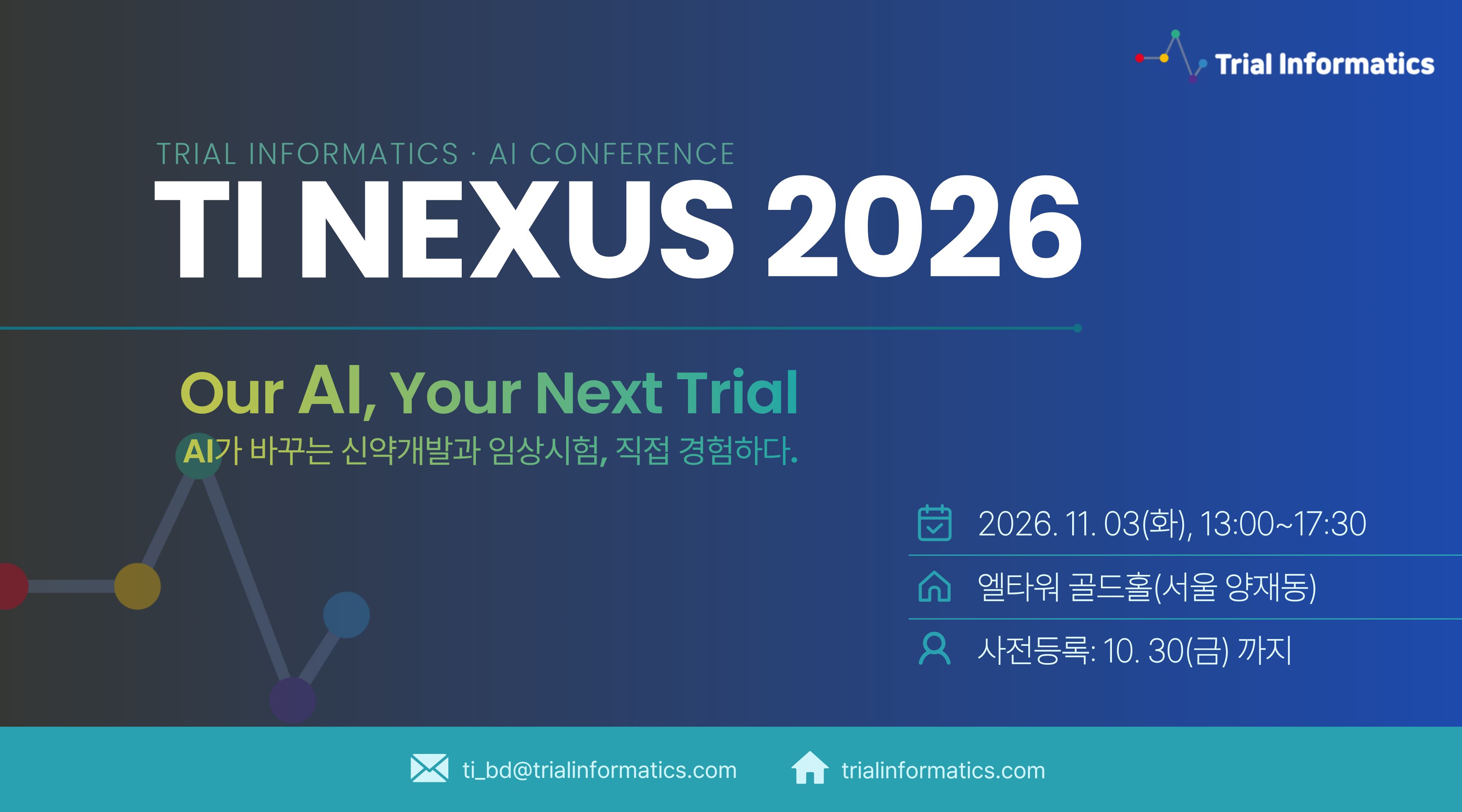 트라이얼인포매틱스, ‘TI NEXUS 2026’서 임상시험 AI 솔루션 공개
