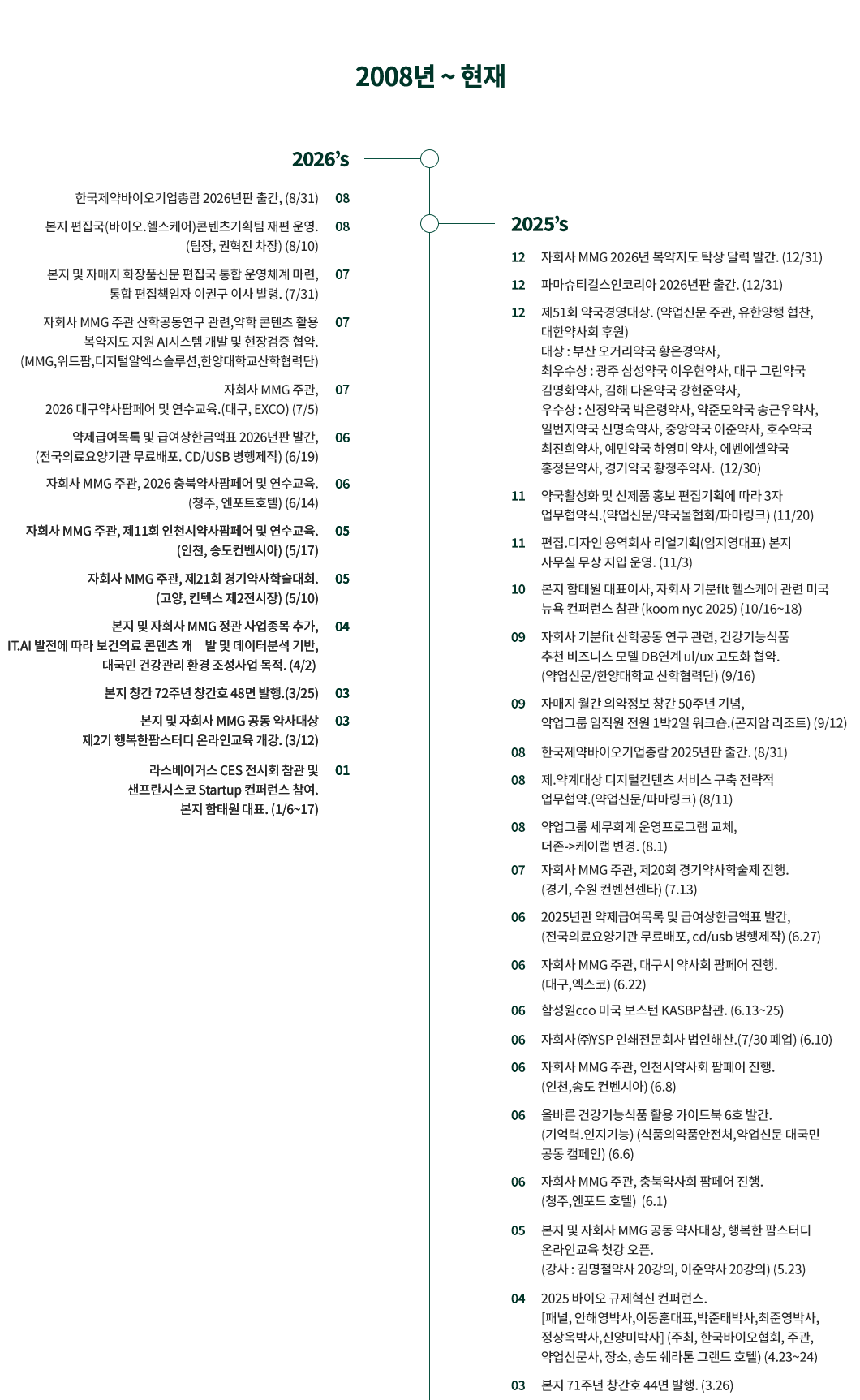 2008년~현재 연혁 이미지 2
